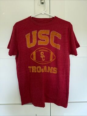 USC Trojans Red Short Sleeve Crewneck Tee